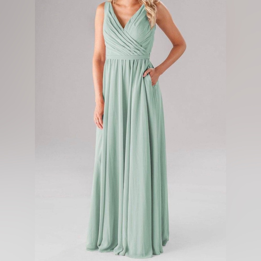 NWT Kennedy Blue Bridesmaid Dress in Sea Glass
